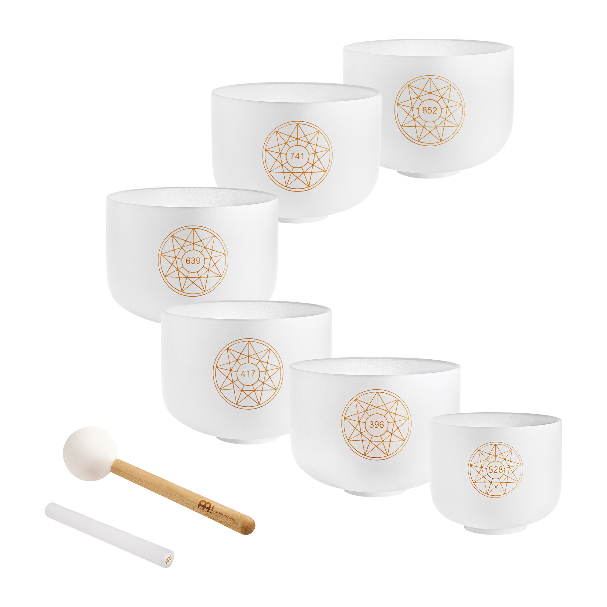 SET SINGING BOWL SONIC CRISTAL SOLFEGGIO au meilleur prix